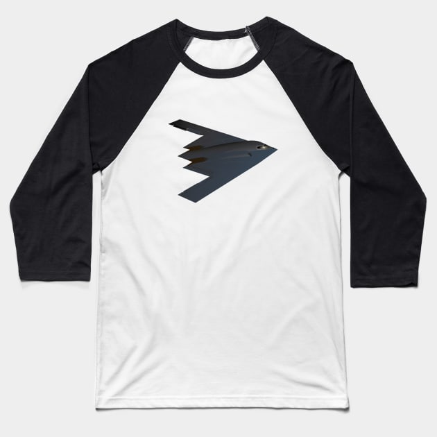 American Stealth Bomber B-2 Spirit Baseball T-Shirt by NorseTech